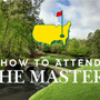 How to attend The Masters, a picture of the masters logo over the 12th hole at Augusta National Golf Course
