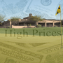 The Hidden Costs of Arizona’s HB 2411 How BYOB Could Hurt Golfers Blog Cover Photo - A picture of an Arizona golf course, showing 100 dollars bills with text that says High Prices