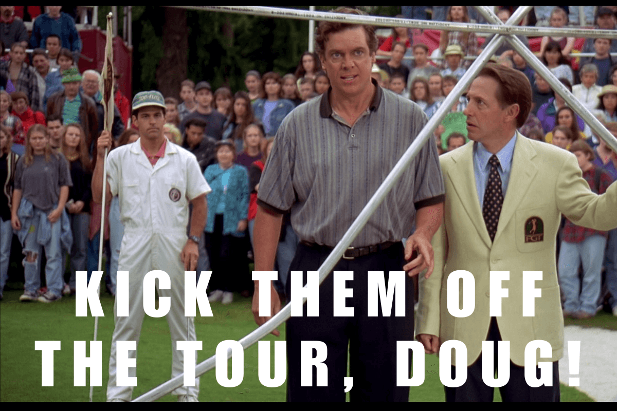 Time to Ban the “Get in the Hole” Guy from PGA Events? - Shooter McGavin Meme