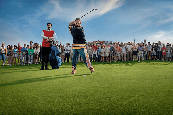 Adam Sandler and Bad Bunny tee off in Happy Gilmore 2