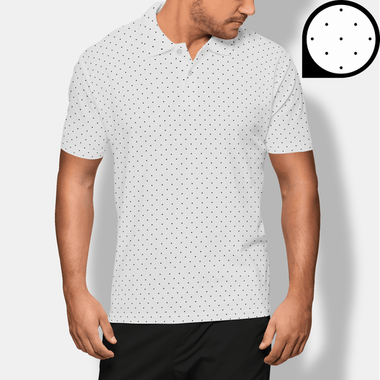 Black Dots Men’s Performance Golf Polo - Golfista Apparel Co.