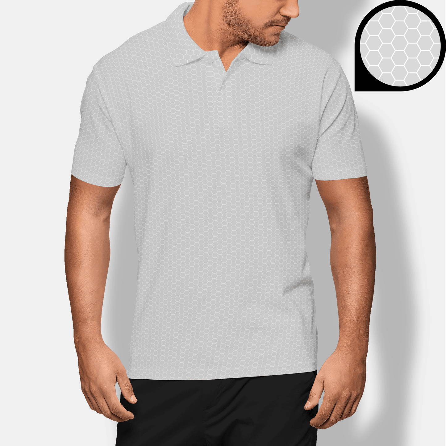 Grey Cells Men’s Performance Golf Polo - Golfista Apparel Co.