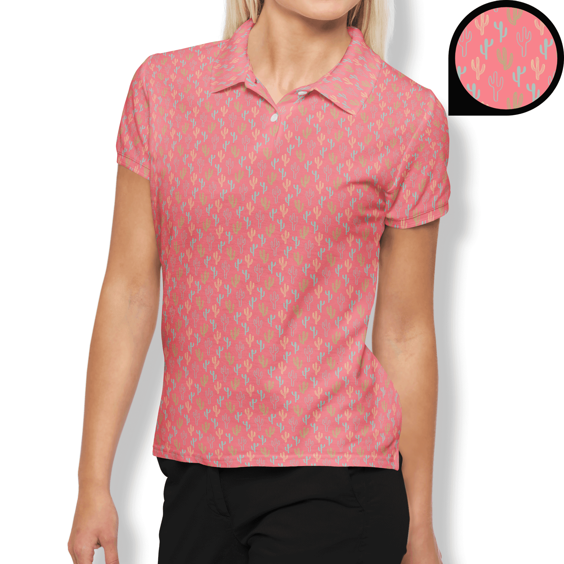 Desert Dreams Women's Performance Golf Polo - Golfista Apparel Co.