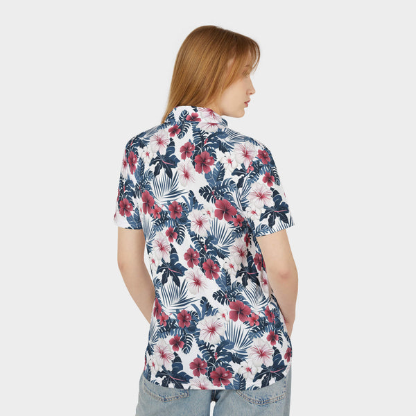Americana Performance Golf Polo Model Back