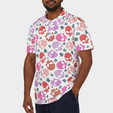 Deadly Performance Golf Polo Model Front Zoomed