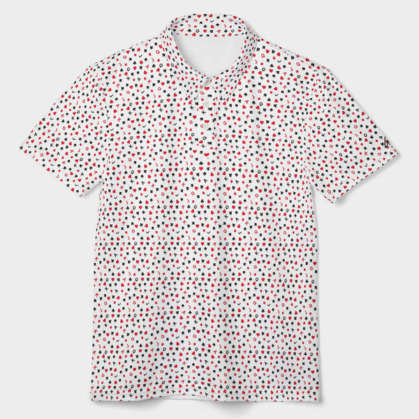 Gambler Performance Golf Polo Front