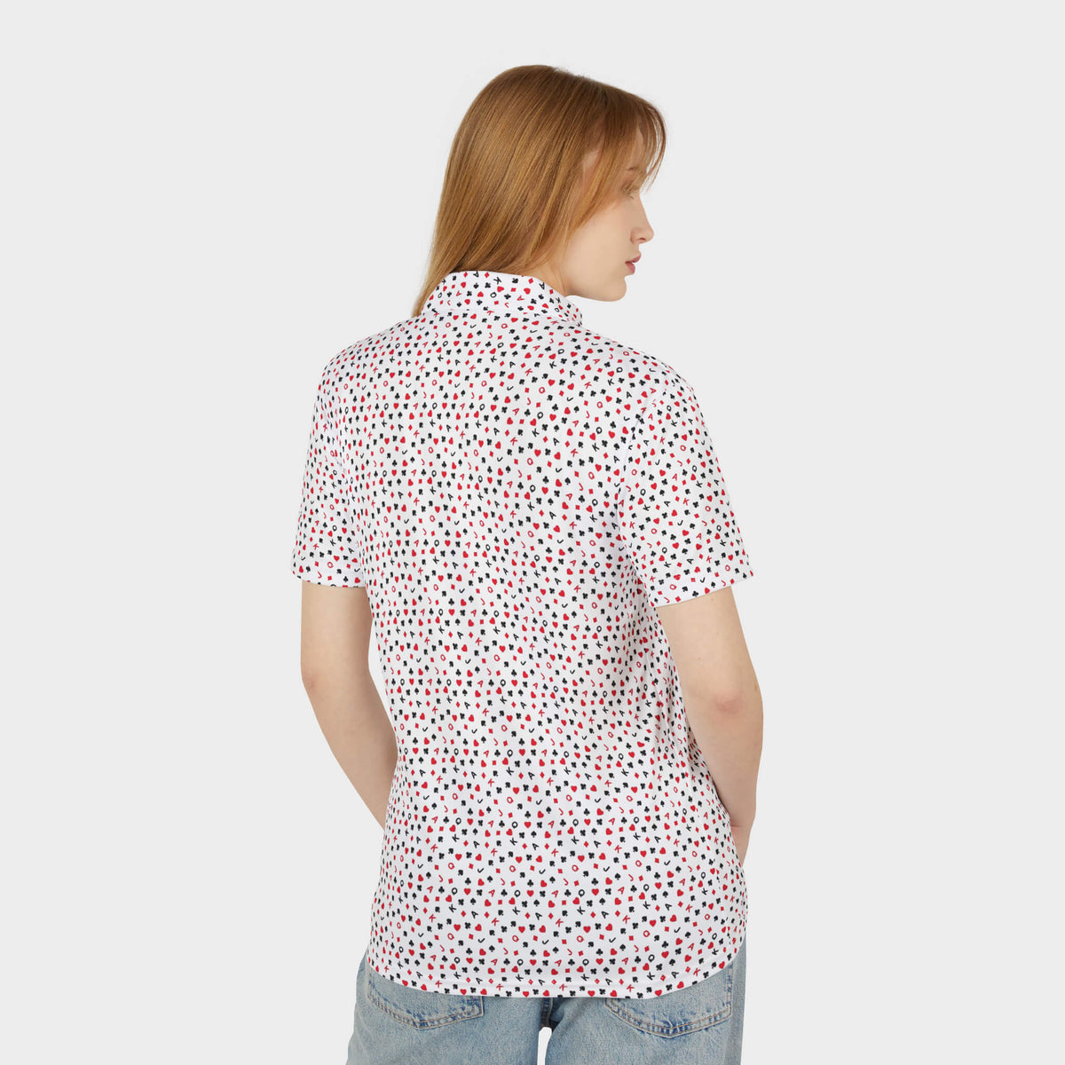 Gambler Performance Golf Polo Model Back