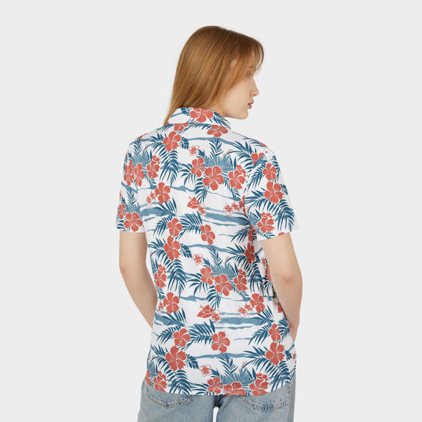 Good Vibes Performance Golf Polo Model Back