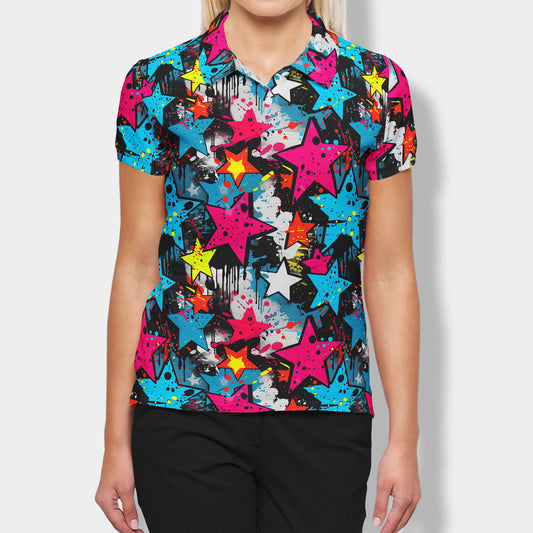 Rockstar Women’s Performance Golf Polo