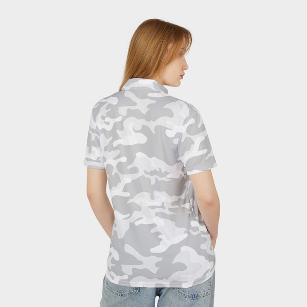 Snow Camo Performance Golf Polo