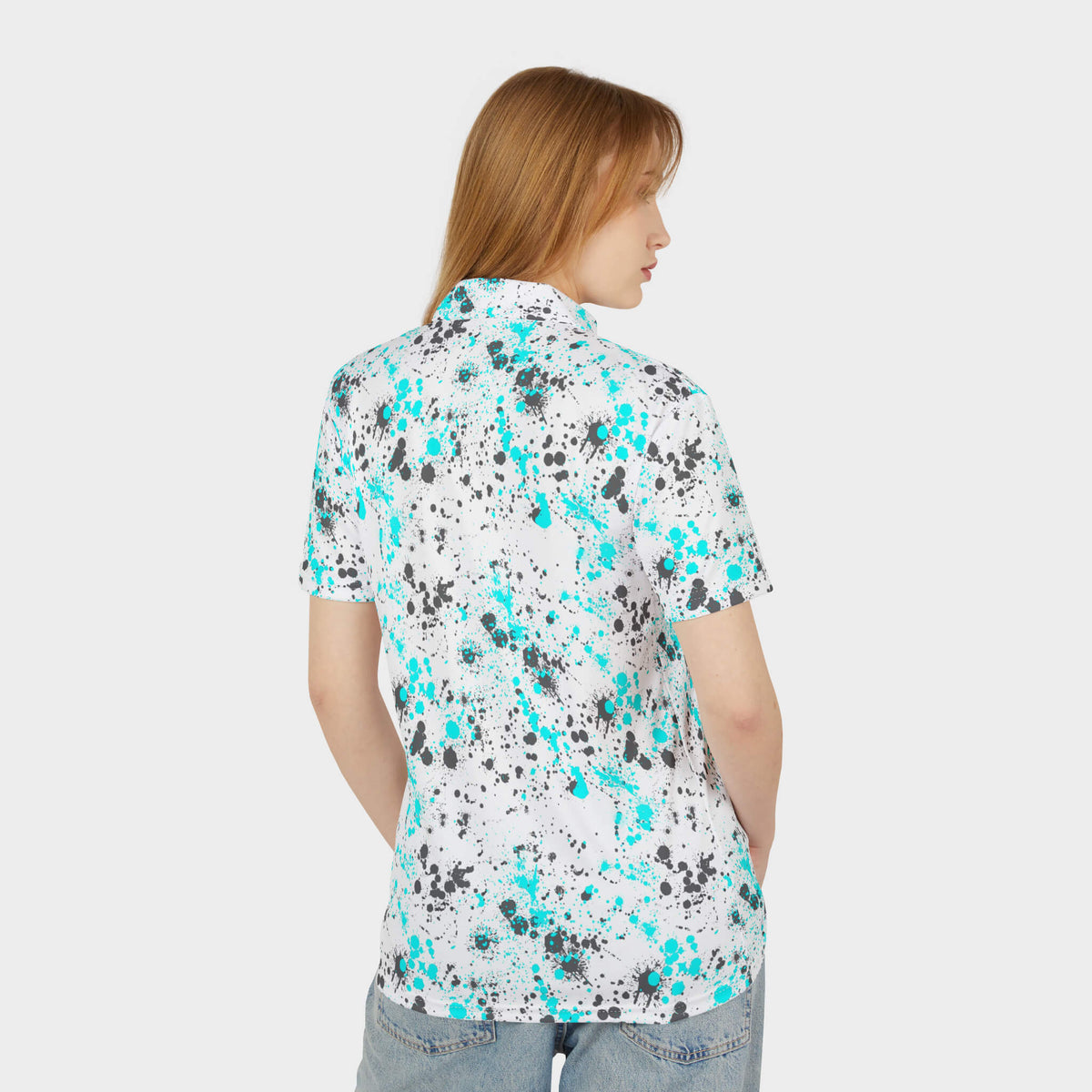 Splash Performance Golf Polo Model Back