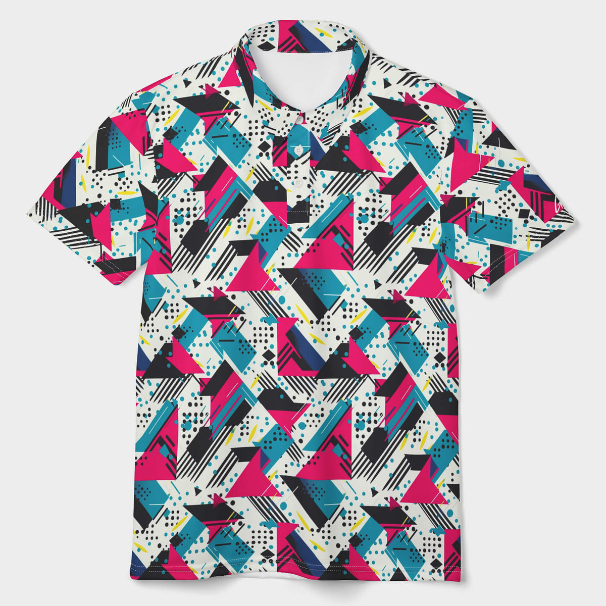 Throwback Performance Golf Polo Front