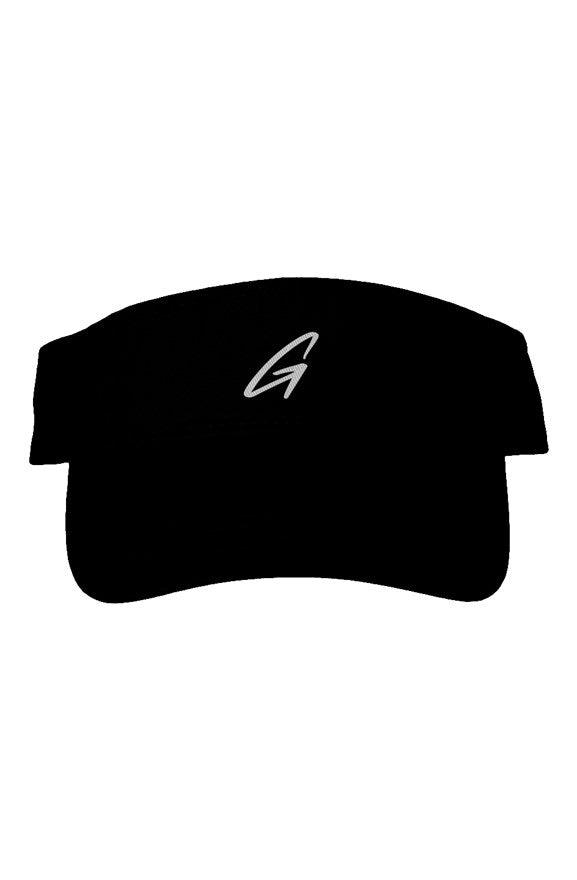 Black/ White Classic Visor - Golfista Apparel Co.