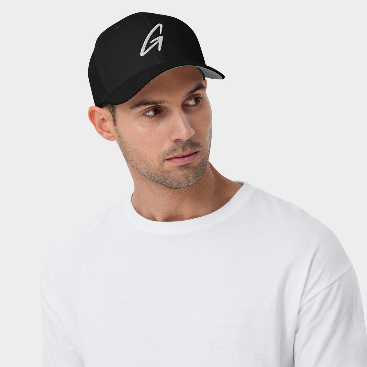 Black Flexfit Golf Hat