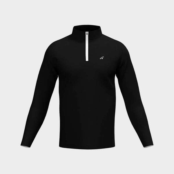 Black Performance Quarter Zip