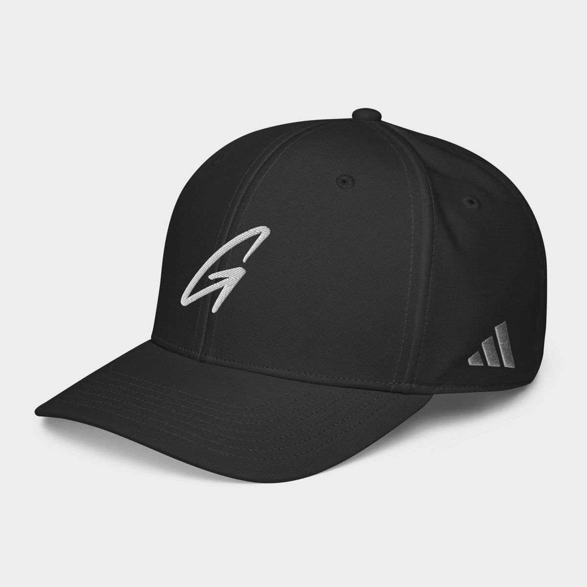 Black Sustainable Performance Golf Hat