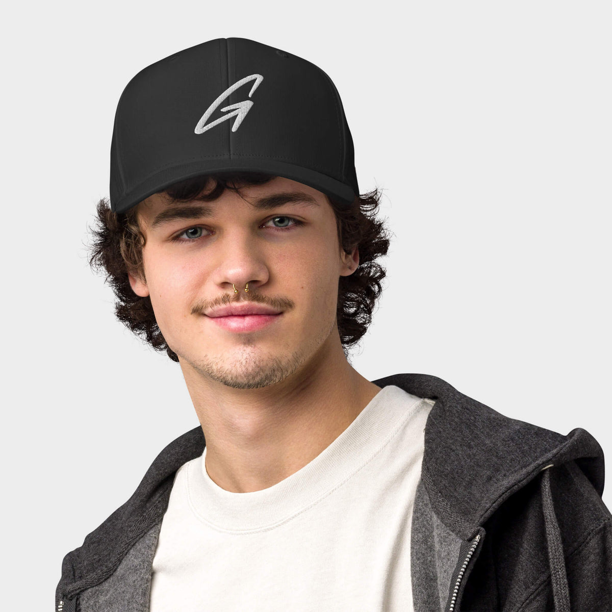 Black Sustainable Performance Golf Hat