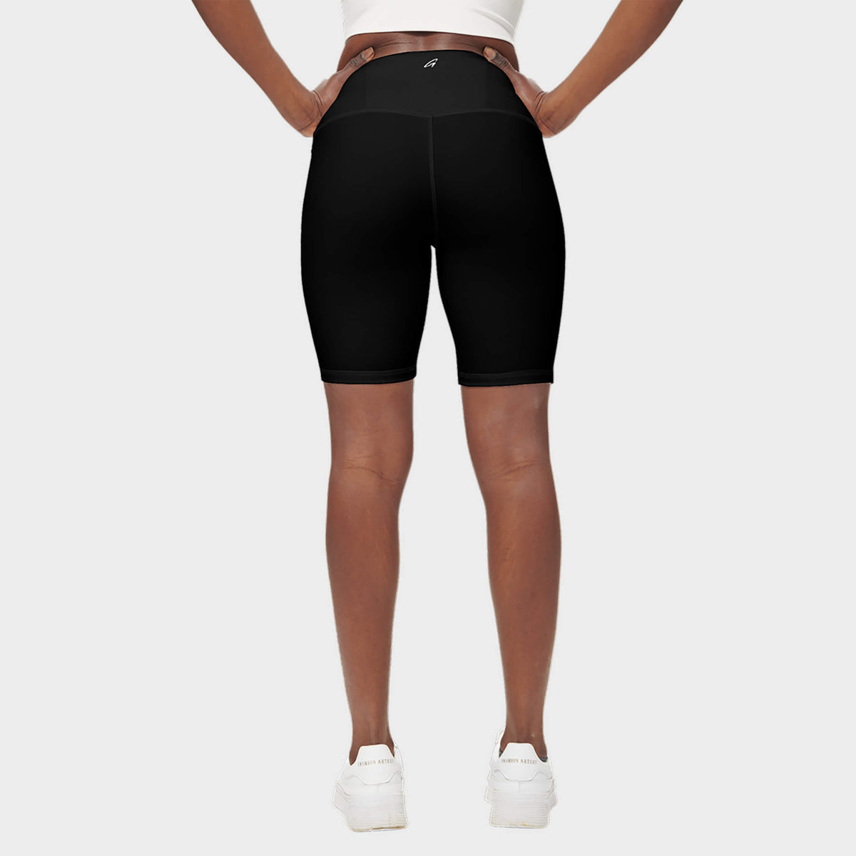 Black Women's Performance Golf Biker Shorts