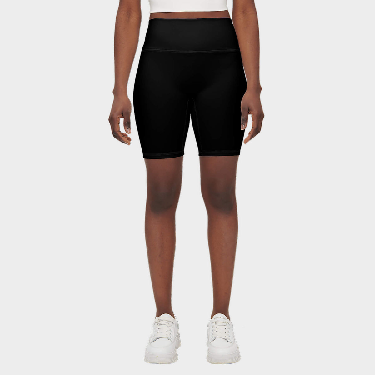 Black Women's Performance Golf Biker Shorts