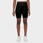 Black Women's Performance Golf Biker Shorts front 1