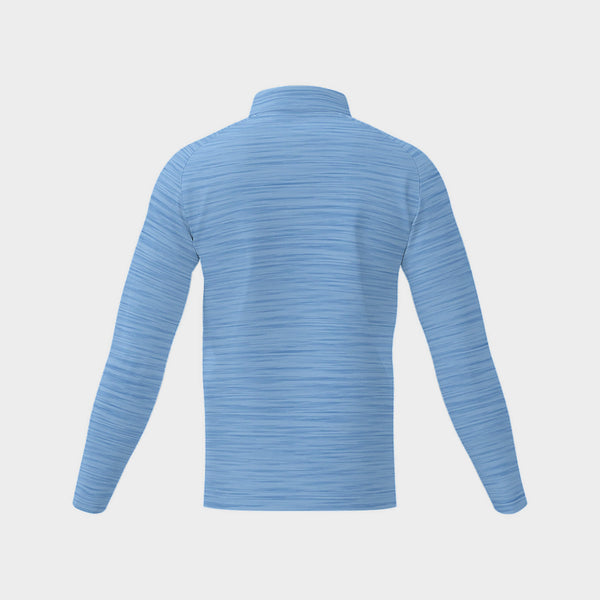 Heather Blue Performance Quarter Zip