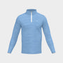 Heather Blue Performance Quarter Zip