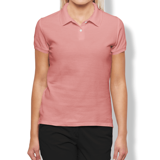 Bubble Gum Women’s Performance Golf Polo - Golfista Apparel Co.