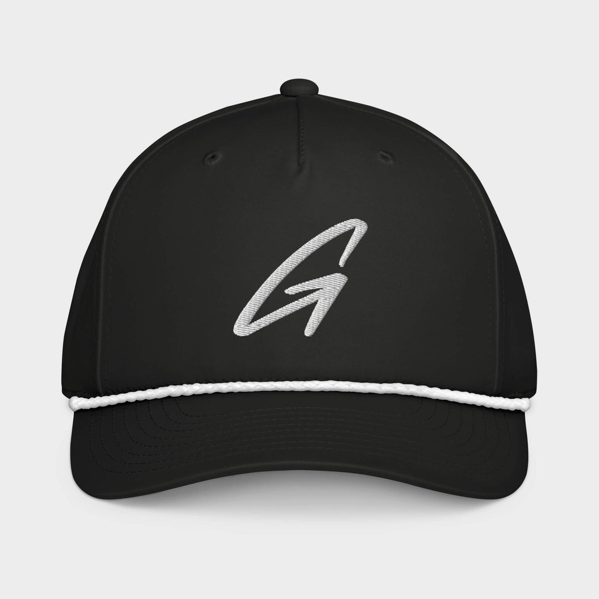 Black Classic Rope Hat