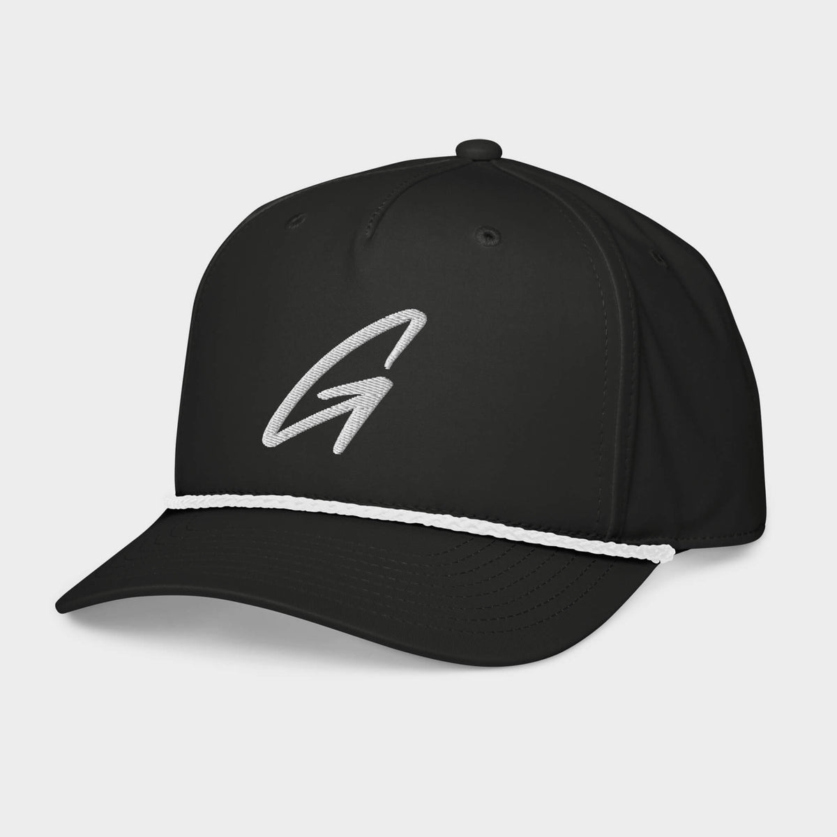Black Classic Rope Hat