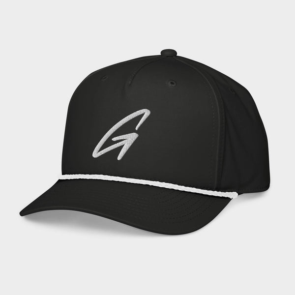 Black Classic Rope Hat
