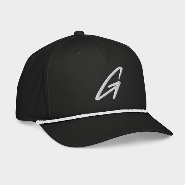 Black Classic Rope Hat