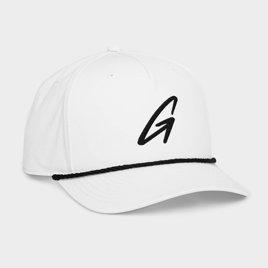 White Classic Rope Hat