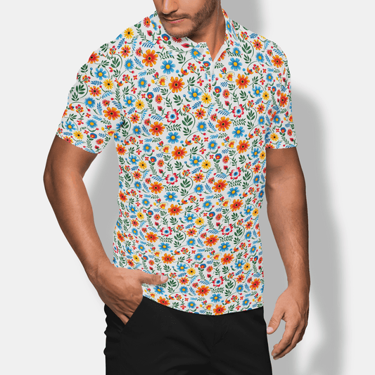 Fiesta Men’s Performance Golf Polo - Golfista Apparel Co.