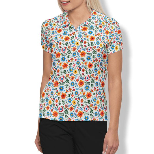 Fiesta Women’s Performance Golf Polo - Golfista Apparel Co.