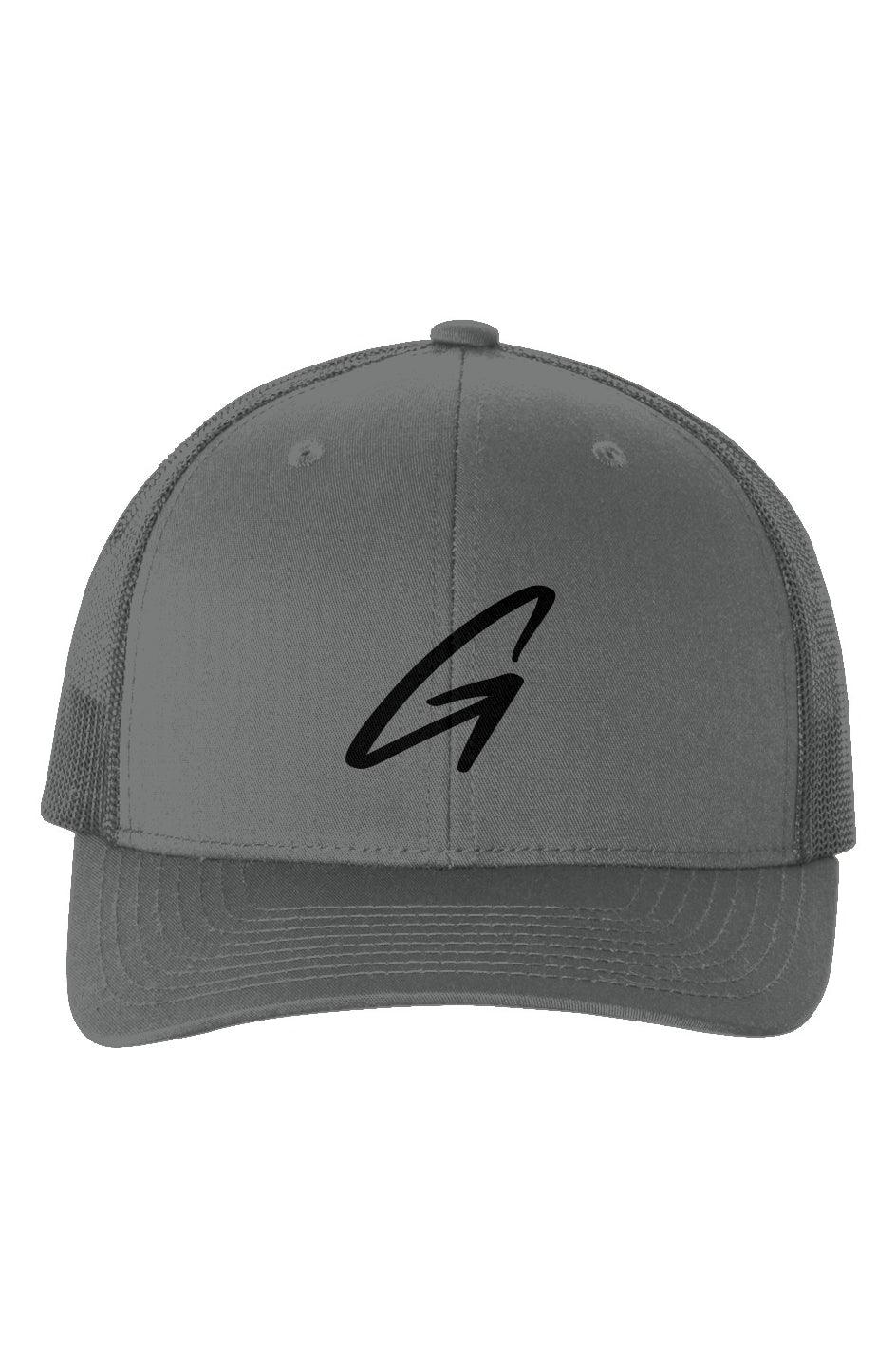 Grey Snapback Trucker Hat - Golfista Apparel Co.