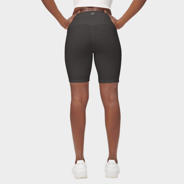 Grey Women's Performance Golf Biker Shorts