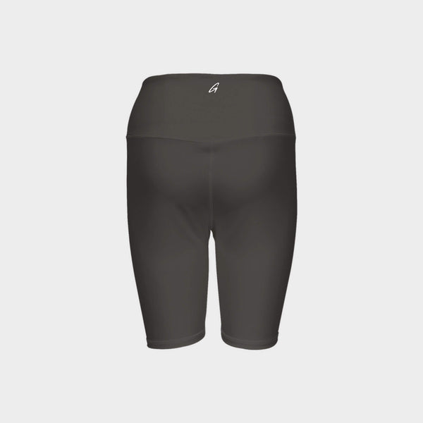 Grey Women's Performance Golf Biker Shorts