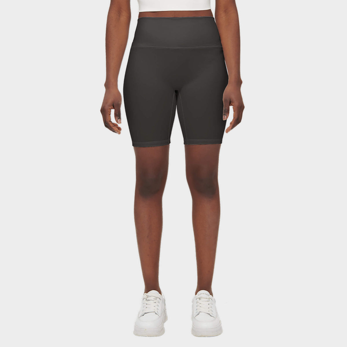 Grey Women's Performance Golf Biker Shorts