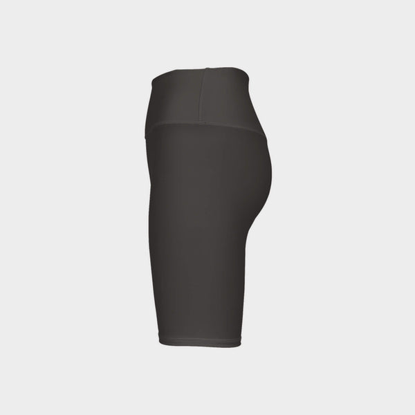 Grey Women's Performance Golf Biker Shorts