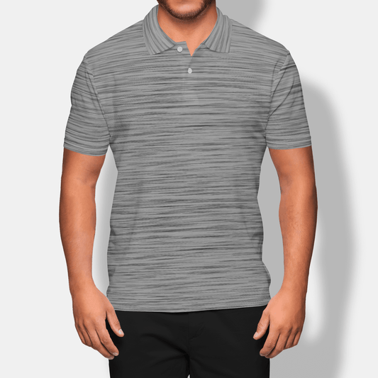 Heather Men’s Performance Golf Polo - Golfista Apparel Co.