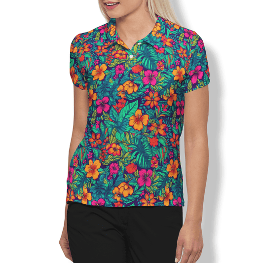 Luau Legend Women’s Performance Golf Polo - Golfista Apparel Co.