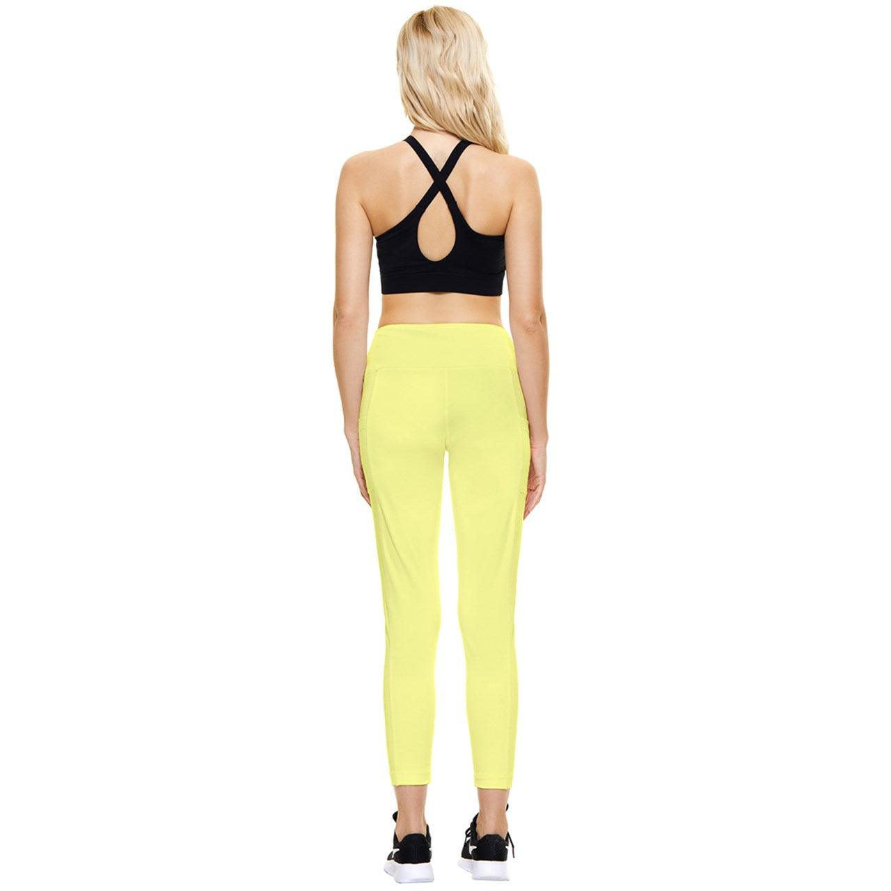 Mellow Yellow Pro Form Leggings - Golfista Apparel Co.