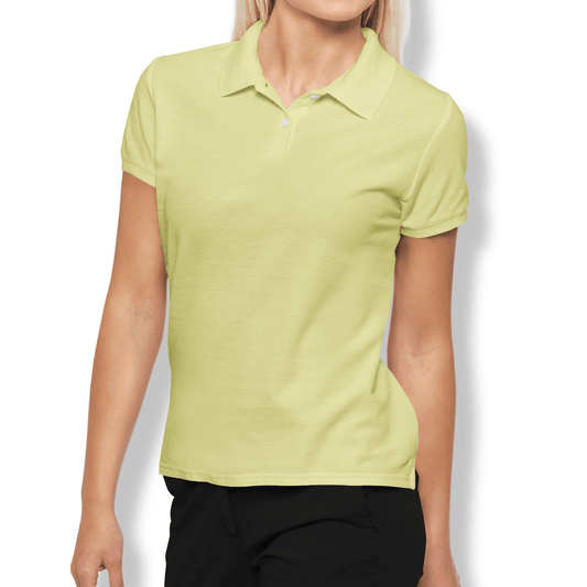 Mellow Yellow Women’s Performance Golf Polo - Golfista Apparel Co.