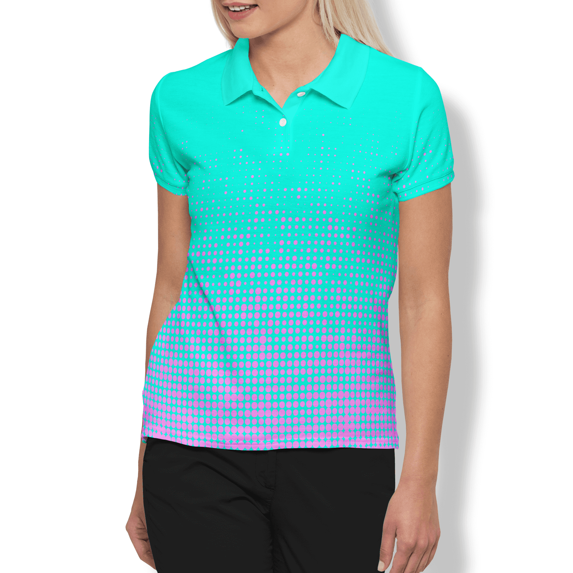 Miami Vice Women’s Performance Golf Polo - Golfista Apparel Co.