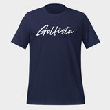 Navy Golfista Eco Tee sustainable t-shirt front