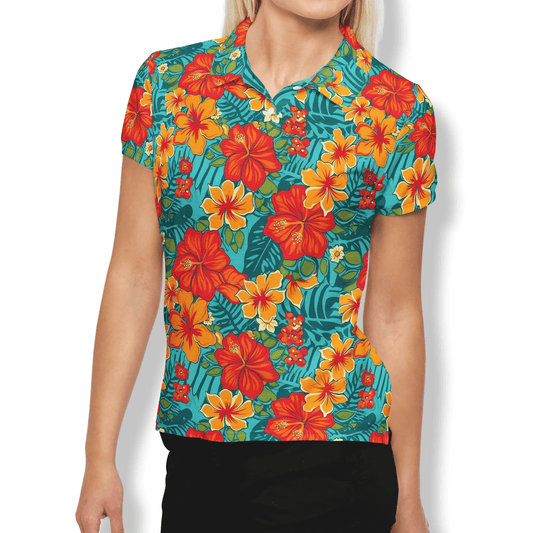 Pacific Breeze Women’s Performance Golf Polo - Golfista Apparel Co.