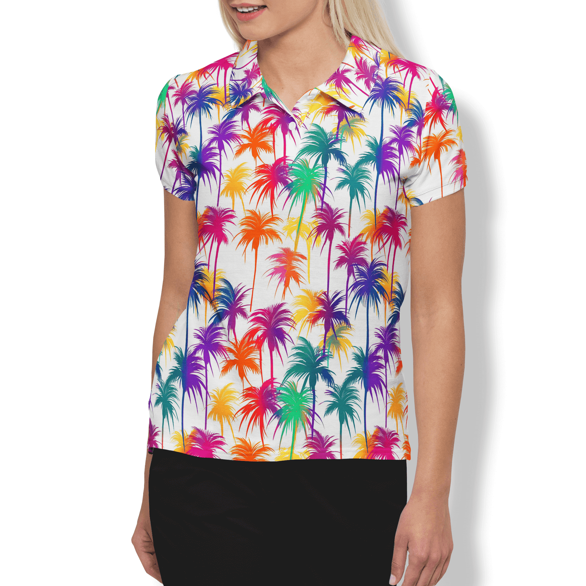 Palm Springs Women’s Performance Golf Polo - Golfista Apparel Co.