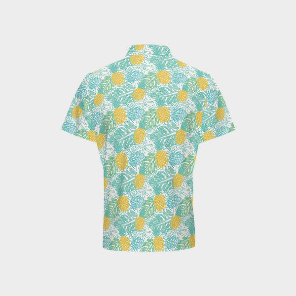 Pineapple Paradise Men's Performance Golf Polo back