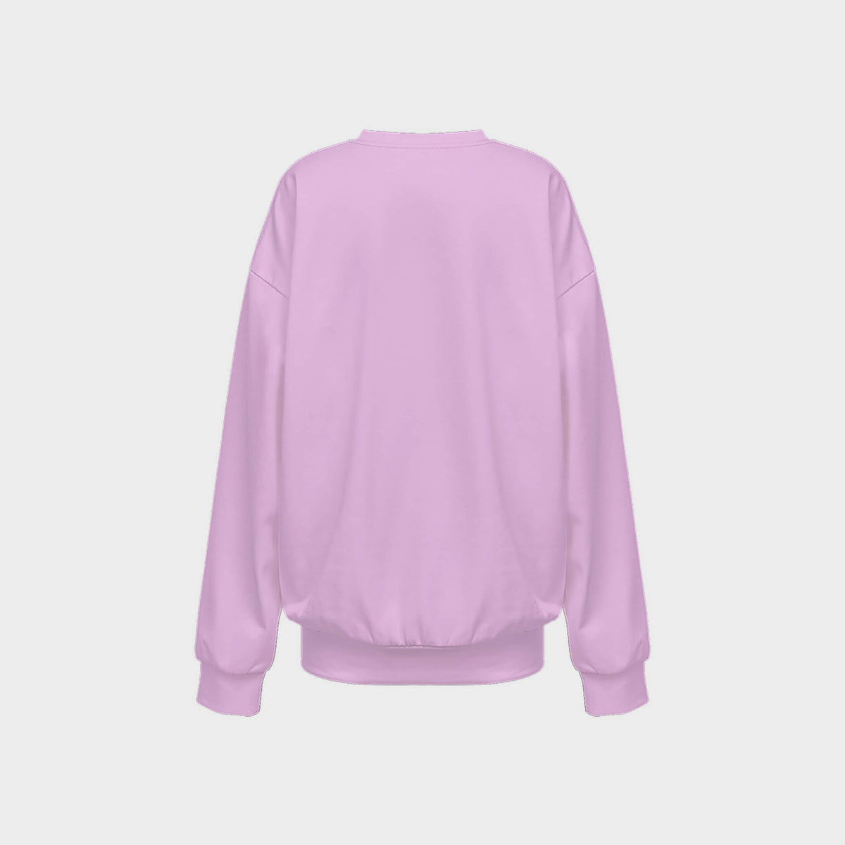 Pink Women's Crewneck Sweatshirt back