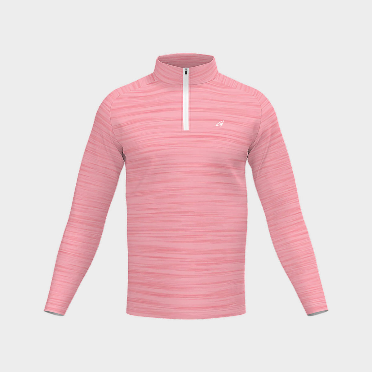 Heather Pink Performance Quarter Zip